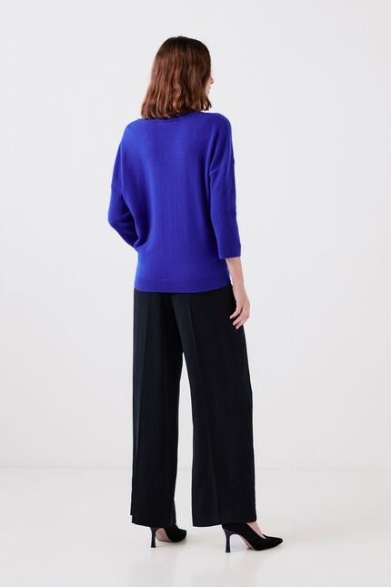 maglione mteo blu donna