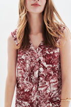 Ramela dress burgundy woman