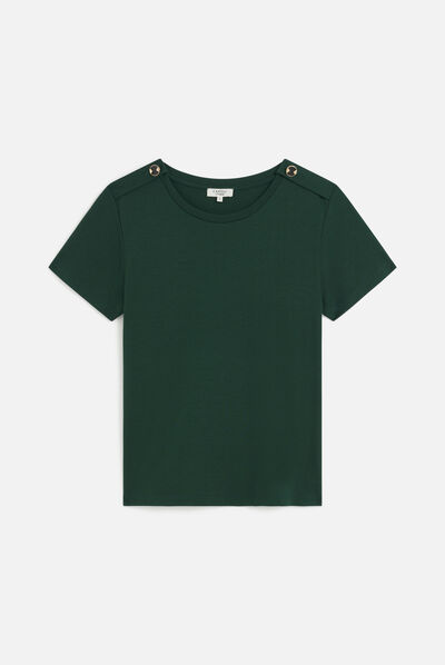 T-shirt tsofie vert fonce femme