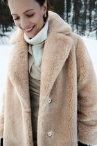Glovis coat brown woman