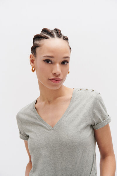t-shirt manon gris femme