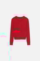 Mjules cardigan red woman