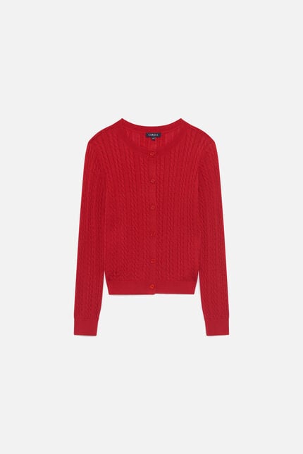 Gilet Mjules rouge femme