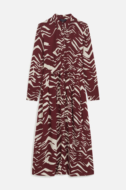 Robe rlilie bordeaux femme