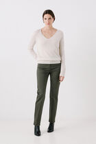 Marianne lurex sweater ivory woman