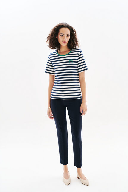 T-shirt Thugo2 bleu marine femme