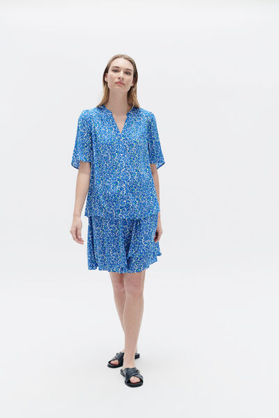 Blusa Carla1 azul marino mujer