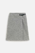 Juliana 100% wool skirt grey woman
