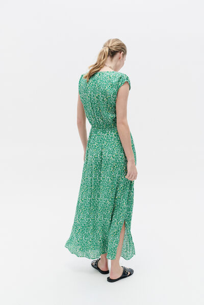 Robe rmarcia vert menthe femme