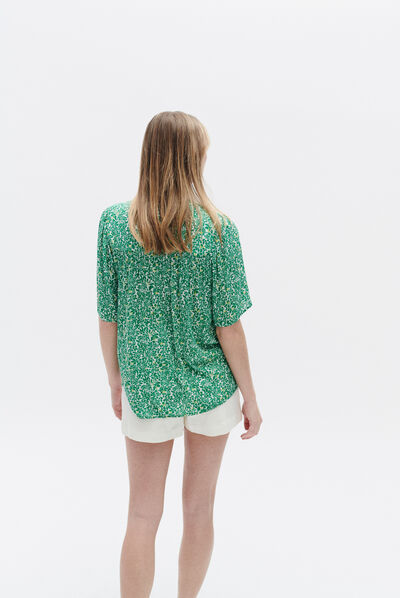 Blusa Carla1 verde menta mujer