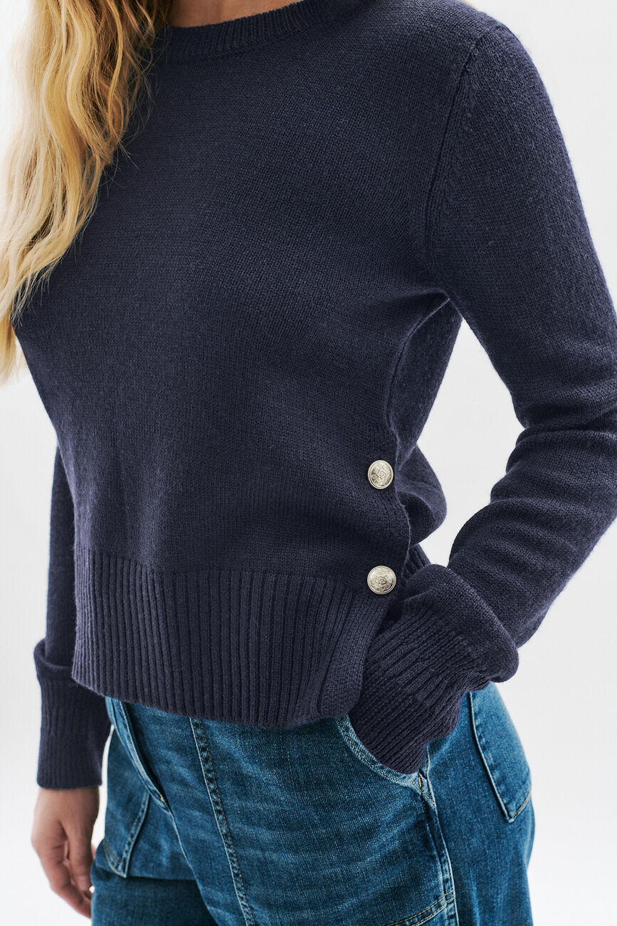 Maden sweater navy blue woman