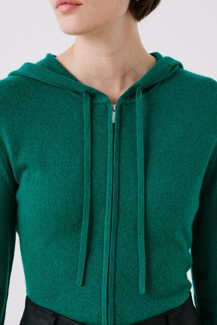 gilet basila vert émeraude femme