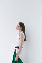 Tennis t-shirt ivory woman