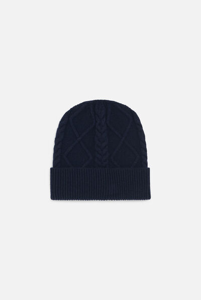 Bonnet baya bleu marine femme