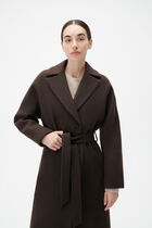 Gapitra coat dark brown woman
