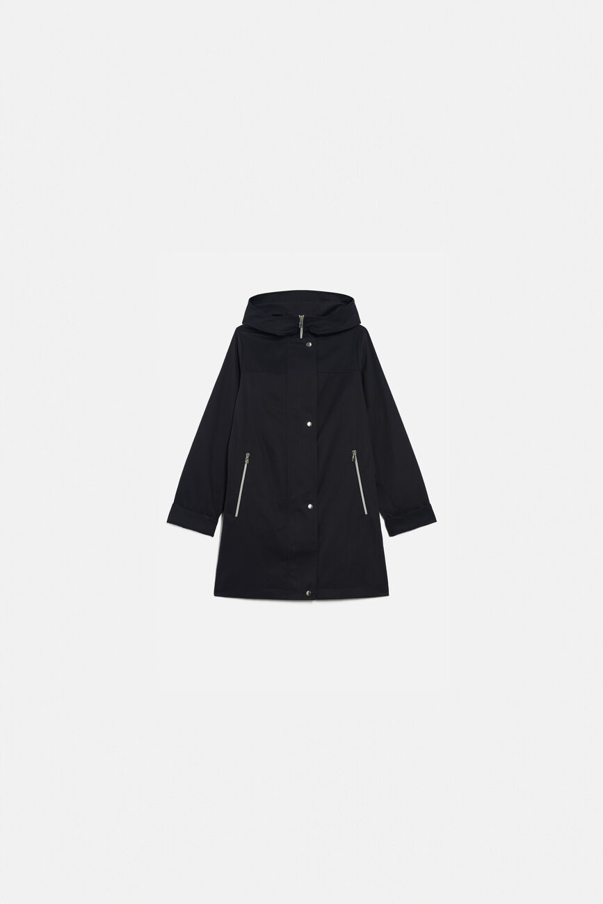 Manteau gvenard bleu marine femme