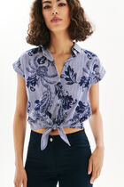 Clivio2 shirt sky blue woman