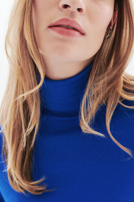 Camiseta Tlili azul eléctrico mujer