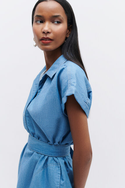 Abito Kelly denim baby blu donna