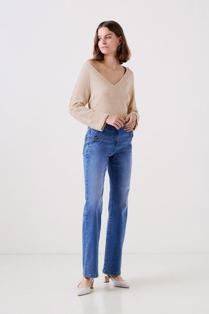 maglione mjade beige donna