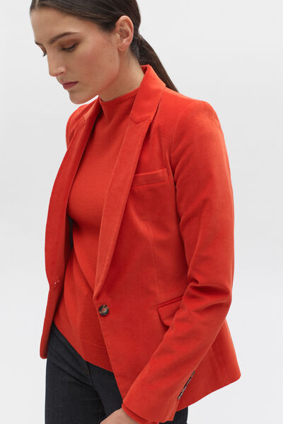 blazer aurora orange femme