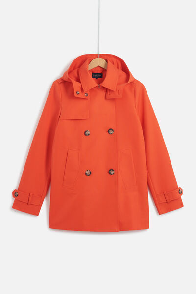 Trenca Berlin B naranja mujer