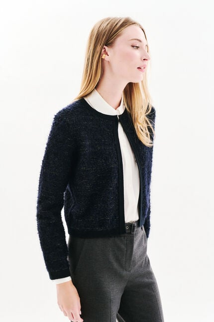Boléro Mfranca bleu marine femme