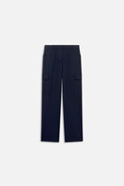 Pants portorico navy blue woman