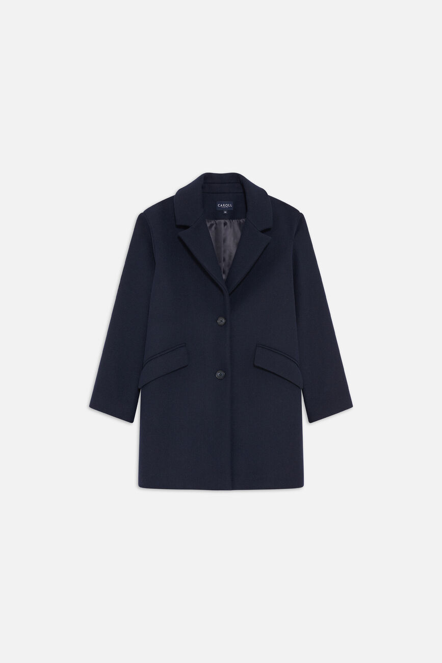 Mantel Gbrillant2 marineblau damen
