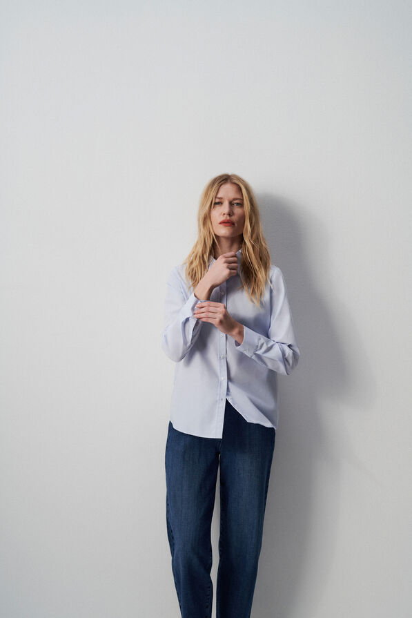 Chemise cbrenda2 bleu clair femme