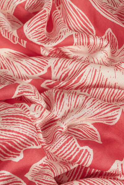 foulard norah rose corail femme