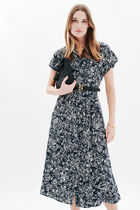 Royale dress navy blue woman