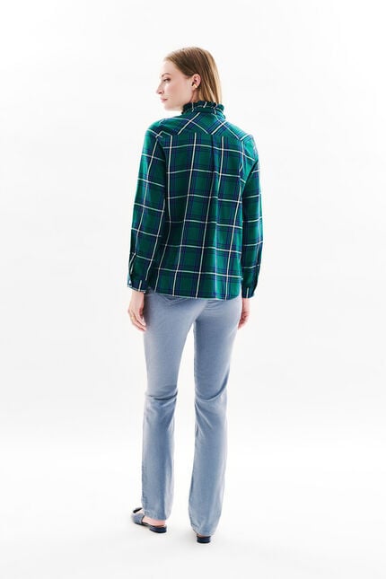 Celica shirt teal green woman