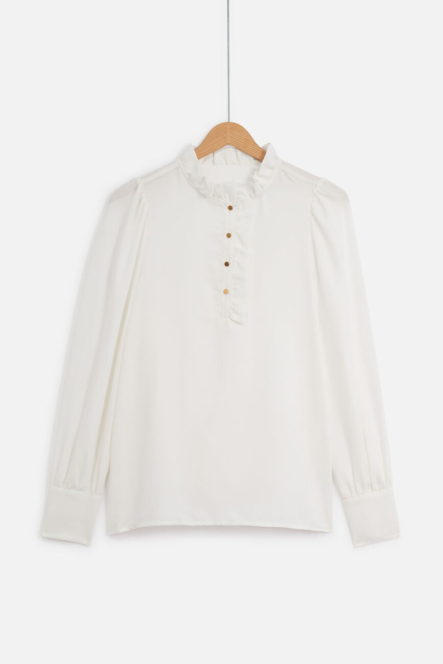 Bluse Nao elfenbein damen