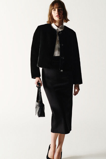 Gouvernail coat black woman