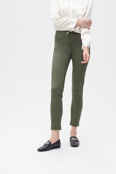 Broek Tony khakigroen vrouw