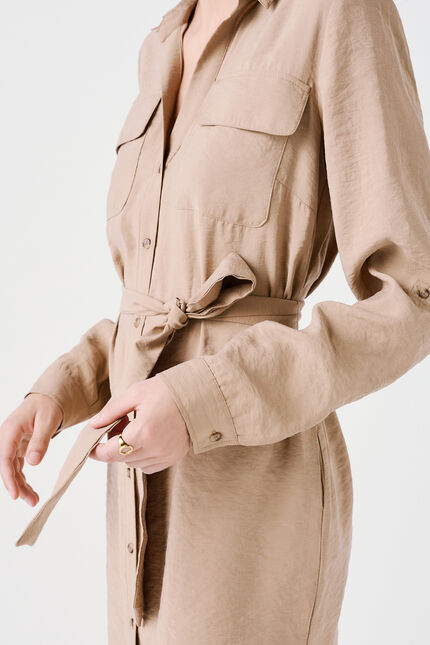 Kleid ralyson sandfarben damen