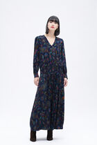 rybilo dress navy blue woman