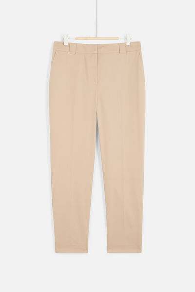 pantalon bobby beige femme