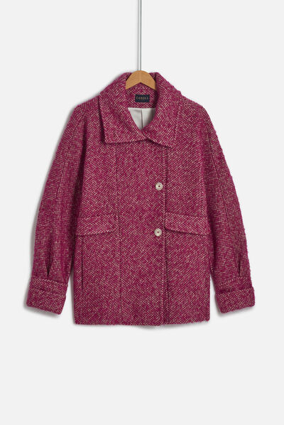manteau elio prune femme