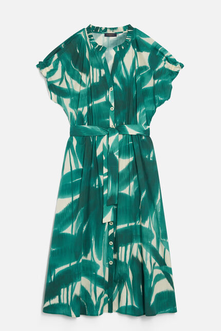 Robe franny vert emeraude femme