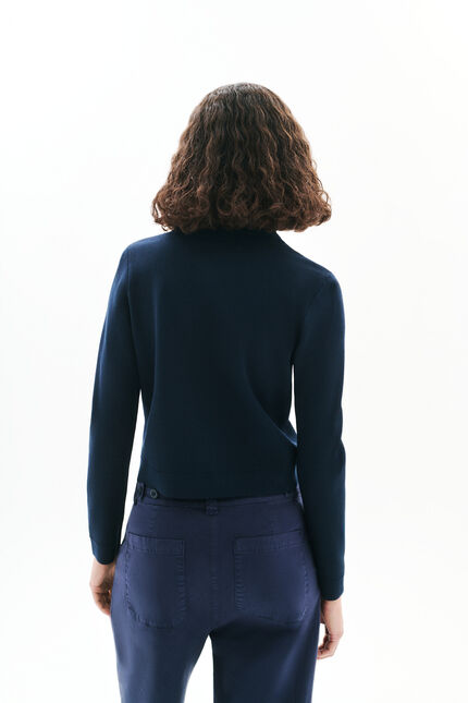 Pull Mflo bleu marine femme