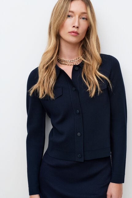 Trui Mflo marineblauw vrouw