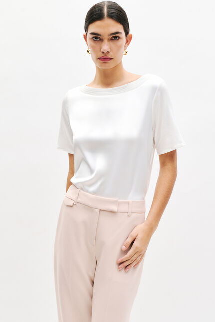 Pantalon Pvalerie rose poudrée femme