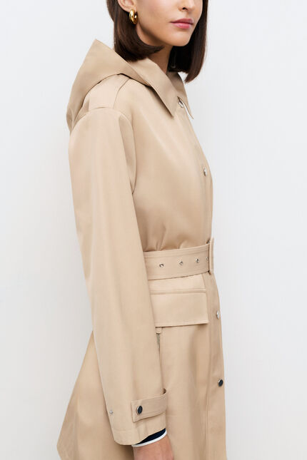 Manteau Gardenia sable femme