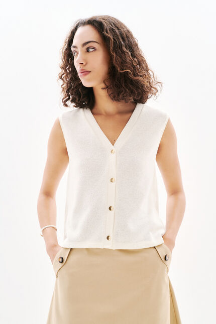 Tweekend T-shirt ecru vrouw