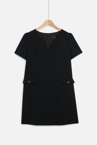 Petite robe noire eleonore noir femme