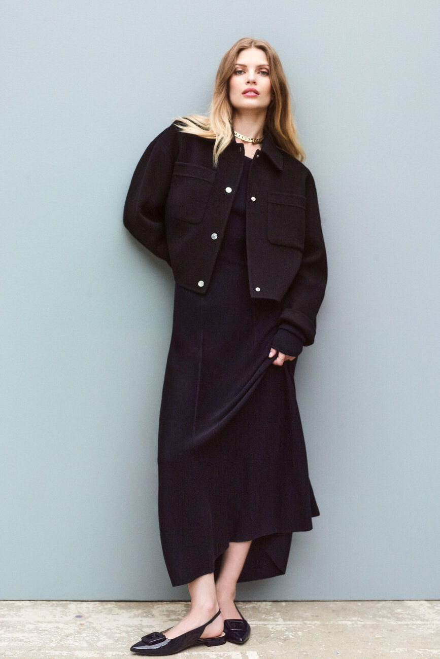 marineblauw vrouw