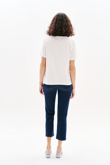 T-shirt Tim-Transat ecru femme