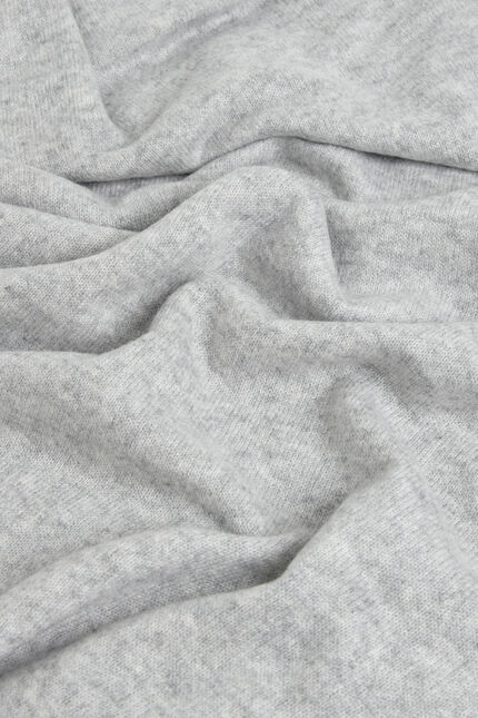 Echarpe mabel 100% cachemire gris clair femme